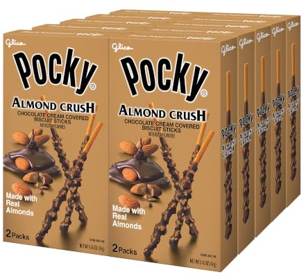 Glico Pocky Almond Crush, 1.45-Ounce (Pack of 10)