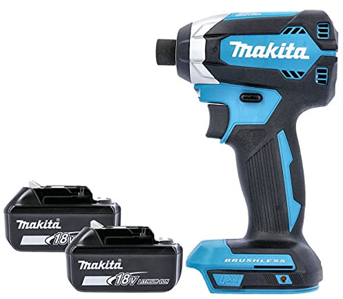 Makita DTD153Z 18V LXT Brushless Impact Driver with 2 x 5Ah Batteries