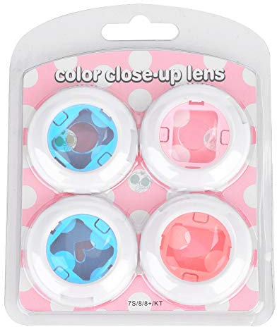 Camera-Farbfilter Set Filter für Kamera Farbfilter für Fujifilm Instax 7S / 8/8 + / 9 Close Up Objektiv Farbfilter Instant Camera Flashlight Flash Filter Set (4 Hollow Farb)