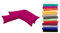 Luxury Linon 2er Pack Kissenbezug für Seitenschläferkissen 40x200 pink, Kissenhülle 100% Baumwolle