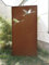 Zen Man Garten Sichtschutz aus Metall Rost Gartenzaun Gartendeko edelrost Sichtschutzwand 150 * 75cm 031477-8