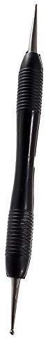 Outils de modelage noirs double face avec poignée confortable – Choisissez parmi une cuillère biseautée ou des extrémités arrondies – pour sculpter des figurines, gaufrer ou lisser des coutures de