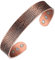 Breites Kupferarmband für Männer Wikingerschmuck Magnetisches 7.5inch verstellbares Manschettenarmband