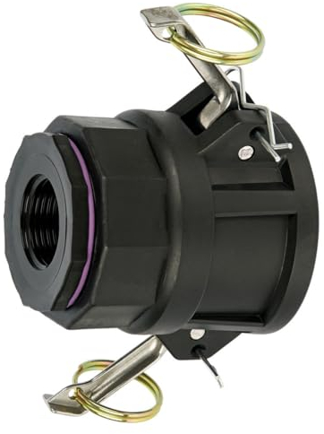 REKUBIK IBC Adapter 2 Camlock Kupplung - Reduzierung Innengewinde Größe 1 1/4 IG