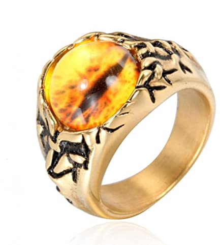 Ringe für Männer und Frauen Ring Ringe Damen Bijouterie Herren Retro Red Eyes Herren Zeigefinger Ring Ring Schmuck