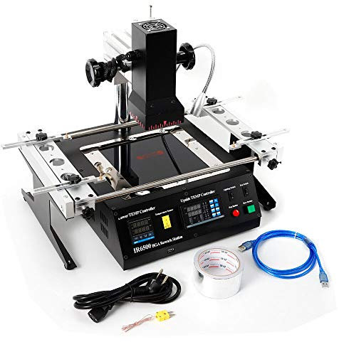 Station de soudage infrarouge BGA IR6500 - 8 réglages de température pour cartes mères d'ordinateur portable, cartes mères de bureau