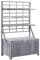 vidaXL Aufbewahrungstruhe mit Rankgitter 99x55x160cm Massivholz Akazie