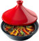 Moroccan tagine Pot Small tagine Bowl Round Ceramic Casserole Clay Pot with lid Heat-Resistant hot Pot earthen Pot