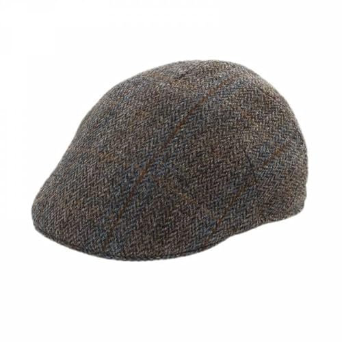 Faustmann Flatcap geblockt Harris Tweed Forest Größe 56