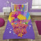Coco Moon Trolls Poppy & Viva Bettwäsche-Set für Einzelbett, Bettwäsche-Set für Einzelbett und Kissen, Jungen und Mädchen