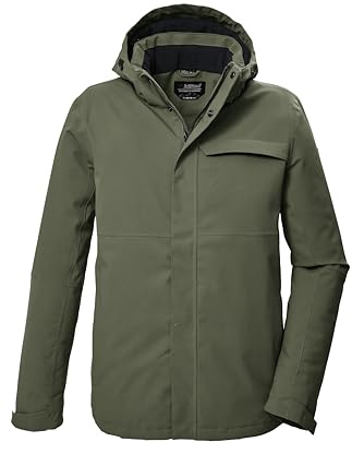 Killtec Herren Kow 5 Mn Jckt Funktionsjacke/Outdoorjacke mit abzippbarer Kapuze