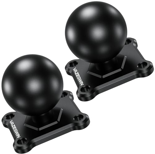 VAZESWIN 1.5 Ball Mount with Square Base Fit for RAM Mounts C Size Double Socket Arm (VZW-B15-2PCS)