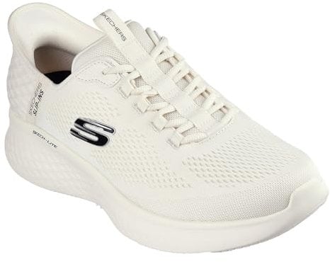 Skechers Baskets pour Homme, Blanc., 41 EU