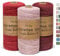 OurTop Premium Makramee Garn 3er Set, 3mm x 100m Macrame Cord Makramee Schnur Makramee Kordel, Garn für DIY Handwerk, Weben Dekoration, Hängepflanze Pflanze Aufhänger(Blush, Rot, Burgunder)