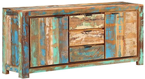 HETFTJN Sideboard, Tv Schrank Sideboard Mehrzweckschrank Eckschrank Geeignet für Entrance Office Küchenzeile Schlafzimmer 175x40x75 cm Recyceltes Massivholz