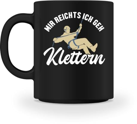 Generisch I reichts ich Go Escalada Speed Escalada Kraxler Escalada - Taza, Negro , 50/52