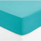 Home Deco - Drap Housse 140x190 cm 100% Coton 57 Fils/cm2 Anthracite (Turquoise)