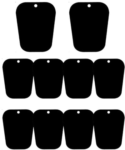 Cyancld 10 Stück Stiefelspanner, Kunststoff Stiefelformer Einsätze Formeinsätze Schwarz Stiefelstützen Stiefel Halter und Ständer für Frauen und Männer 12 Zoll