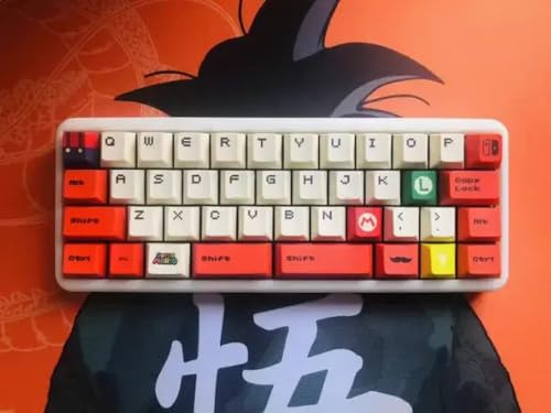 IVLAZLRG RS40 HOT Swappbares mechanisches Tastatur -DIY -Kit mit transparenter Acryl -Hülle programmierbarer RGB -LED und Plug -and -Play -PCB -Taste(Complete Keyboard A)