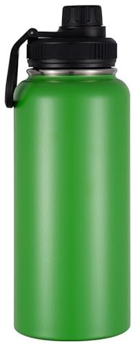 Insulated Cup, 304 Stainless Steel, Perfect for Gift,Gym,Sports,and Travel Water Bottle/12~40oz (CaoGreen,12oz)