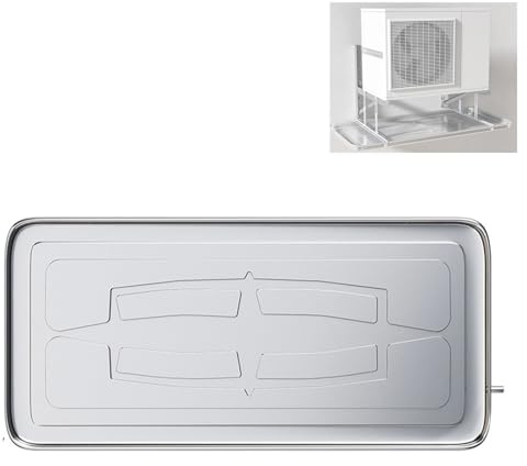 YANGLLYJ Bandeja para Aire Acondicionado, Soporte Garrafa Aire de Acondicionado, para Sistemas de Bomba de Calor de Aire Acondicionado Split(84x39cm/33.1x15.3in)