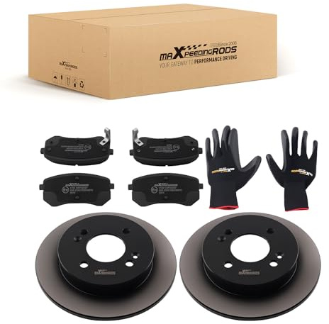 maXpeedingrods Bremsensatz inkl. Bremsscheiben Bremsbeläge Hinten 234mm für Hyundai i10 I für Kia Picanto I II 1.0 1.1 1.2 5841107300 5841107100 5841107500