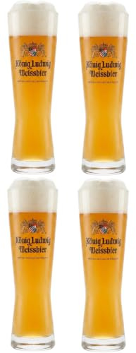König Ludwig Biergläser Weizen 500 ml - 4 Stück