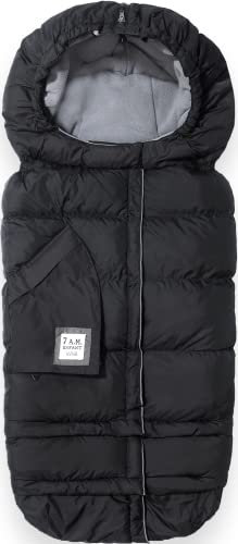 7 A.M. 7AM Fußsack für Kinderwagen Kindersitz Babyschale - Blanket 212 Evolution Baby Wintersack für Autositz Gurte, oder Wagen wächst mit dem Kind (6M - 4J)