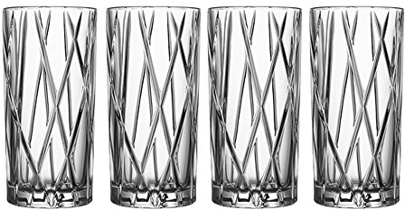 Orrefors City Highball-Glas, 328 ml, 4 Stück