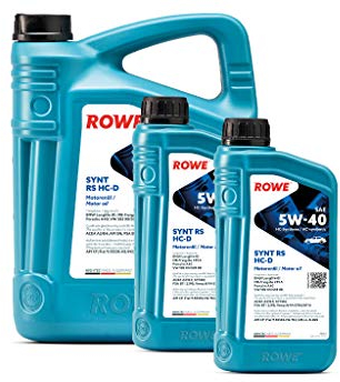 7 Liter (5L+2L) ROWE HIGHTEC SYNT RS HC-D SAE 5W-40 Motoröl Made in Germany