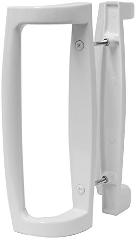 Fuhr uPVC Sliding Patio Door D Handle Blank Dummy Handle Plate White