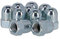 Fix Nippel Hutmutter HR FG 10,5 mm, für 3-/5-/7-Gang, Silber (10er Pack)