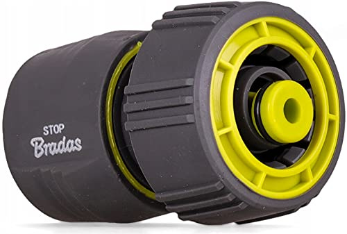 Bradas Schlauchkupplung 3/4 mit Stop Schnellkupplung Lime LINE Soft LE-S2150K 3522