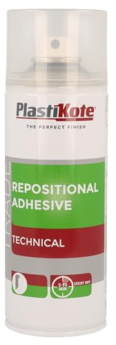 PlastiKote 071030 Trade Technical Repositional Adhesive 400 ml