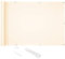 CelinaSun Brise-Vue Balcon 0,9 x 3 m PES Polyester Blanc crème Brise-Vue pour Balcon paravent bâche Jardin Balcon œillets Serre-câbles imprégné