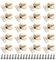 MroMax 20Pcs Cabinet Door Double Roller Catch Ball Latch for Kitchen Bathroom Cupboard Wardrobe Closet Closures Cabinet Beige