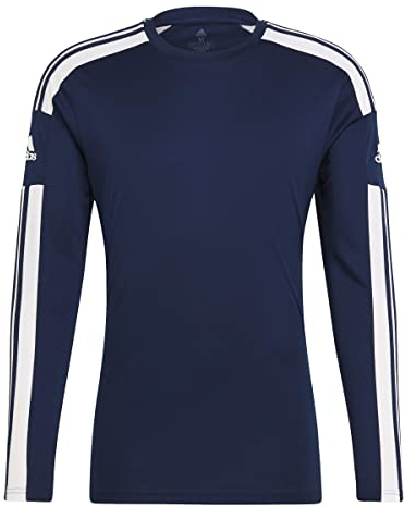 adidas Herren Squadra 21 Long Sleeve Jersey, Team Navy / White, L
