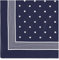 modAS Vierecktuch Bandana Kopftuch ca. 54x54 cm- Tuch in verschiedenen Designs und Farben aus Baumwolle in Blau mit Punkten