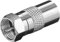 D-Home - Adaptateur Femelle F/Mâle 9.52mm - Connecteurs Raccord Coupleur Adaptateur Fiche F-9.52mm Femelle-Mâle pour câble coaxial antenne TV