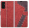 MOBESV Coque pour Samsung Galaxy A23 5G, Housse en Cuir Magnétique Fonction Stand Étui pour Samsung Galaxy A23 M23 M13 4G 5G, Élégant Rouge