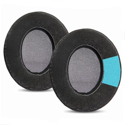 IK-BH002 Upgrade Dickere Ohrpolster Ersatz für iTeknic IK-BH002 Headset | Ohrpolster mit Protein-Leder-Ohrpolstern mit Geräuschunterdrückung, Schaumstoff-Zubehör, Schwarz