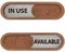 in Use and Available Sign (Brown)