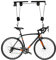Stahl Fahrradlift, BIS 60KG, Hochbelastbar Fahrrad Deckenhalterung mit Hakenrollen Seil für Garage, Keller, Schwarz
