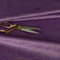 Tessuto per tappezzeria in velluto morbido damascato Paisley tagliato al laser al metro, viola (campione 10 cm x 8 cm)