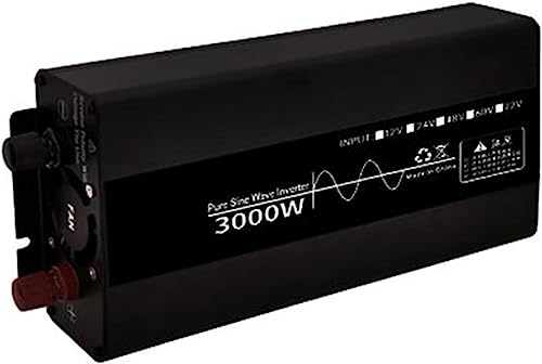 Solar Wechselrichter 3000W 3500W 4500W 7000W 10000W 12V 24V 48V auf 220V 230V Spannungswandler Reiner Sinus Inverter Power Konverter mit LCD-Display wechselrichters für Haus,Büro (24V,3000W)