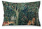 Keebik William Morris Kissenbezug mit Fuchshasen, Blumenwald, dekorativ, für den Außenbereich, weich, Heimdekoration, Wohnzimmer, Kissen für Bett, Couch, Auto, 30,5 x 50,8 cm