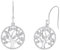 Amor Ohrhänger 925 Sterling Silber Damen Ohrschmuck, mit Zirkonia synth., 3,2 cm, Weiß, Lebensbaum, Kommt in Schmuck Geschenk Box, 2037656