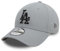 New Era MLB Los Angeles Dodgers Cap 9Forty verstellbar Teamlogo grau LA gebogener Schirm - One-Size