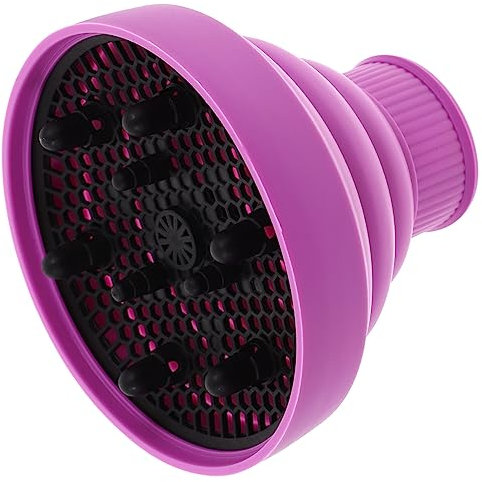 Healeved Hair Dryer Diffuser Silicone Retractable Folding for Blow Dryer Parts Use at Home Hair Salon Styling Tool