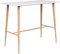 Iiaky Bartisch Weiß 120x60x105 cm Mobile KüChe Hausbar Theke Tresen Bar Theke